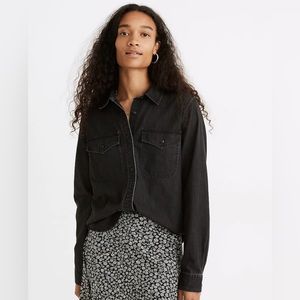 NWT Madewell Denim Shirt in Lunar Wash.